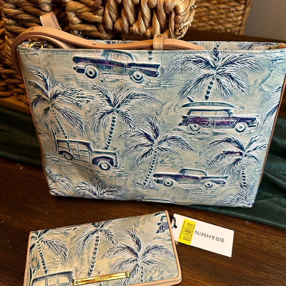 Brahmin Copa Cabana Tote and Wallet